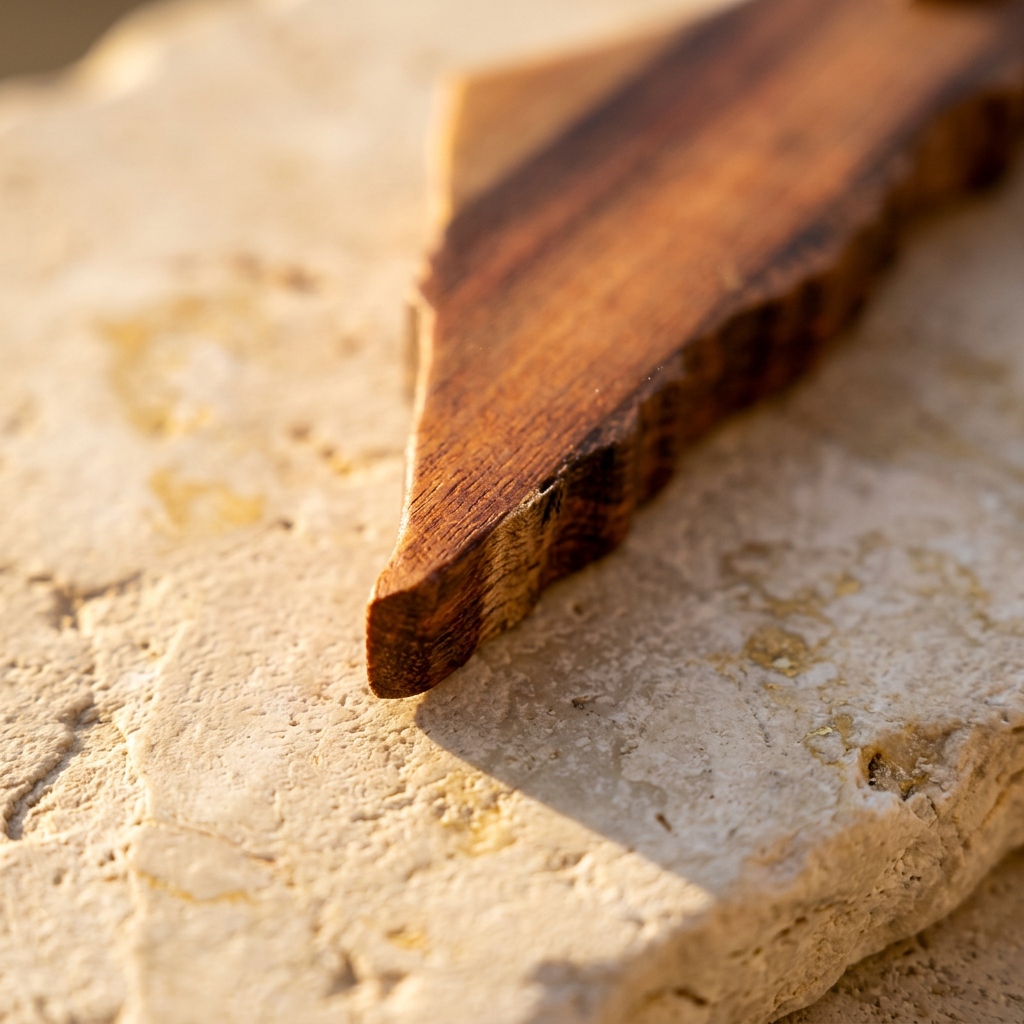 Mezouza Israël en bois