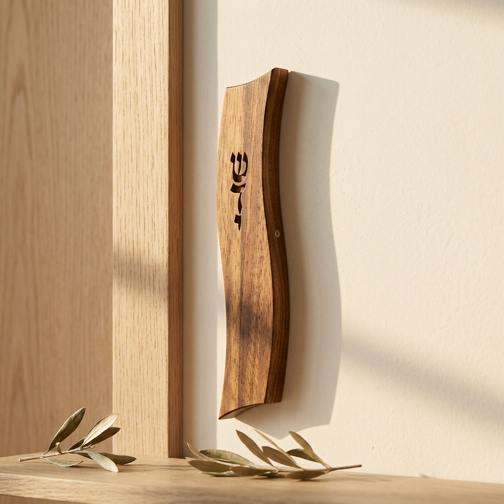 Mezouza Design en Bois Massif