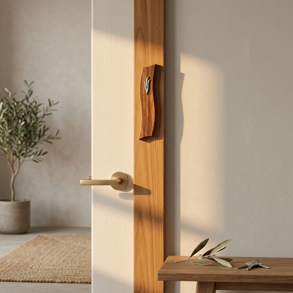 Mezouza Design en Bois Massif
