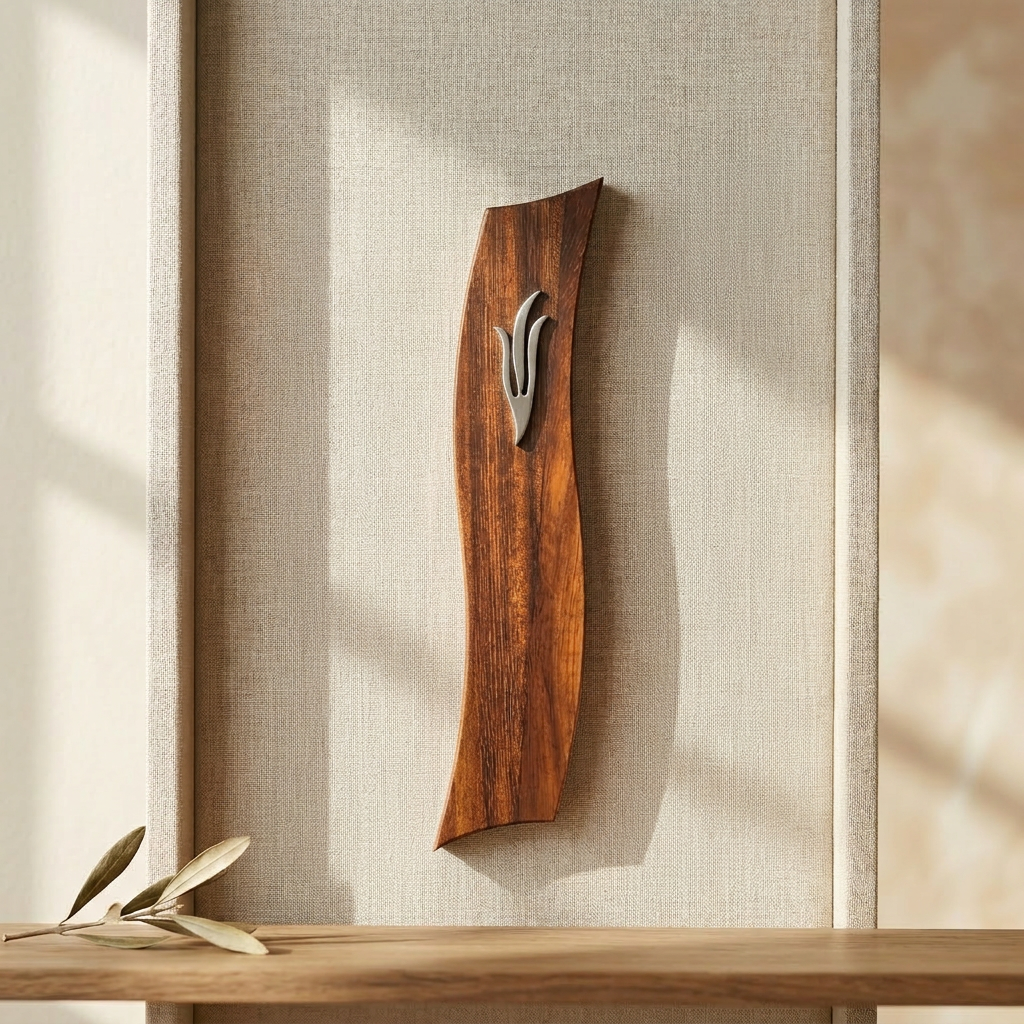 Mezouza Design en Bois Massif