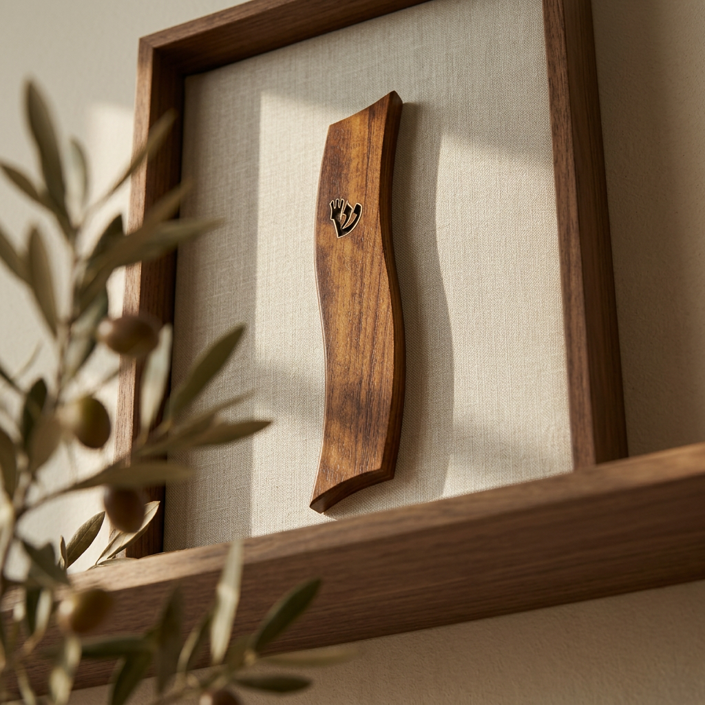 Mezouza Design en Bois Massif