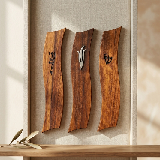 Mezouza Design en Bois Massif